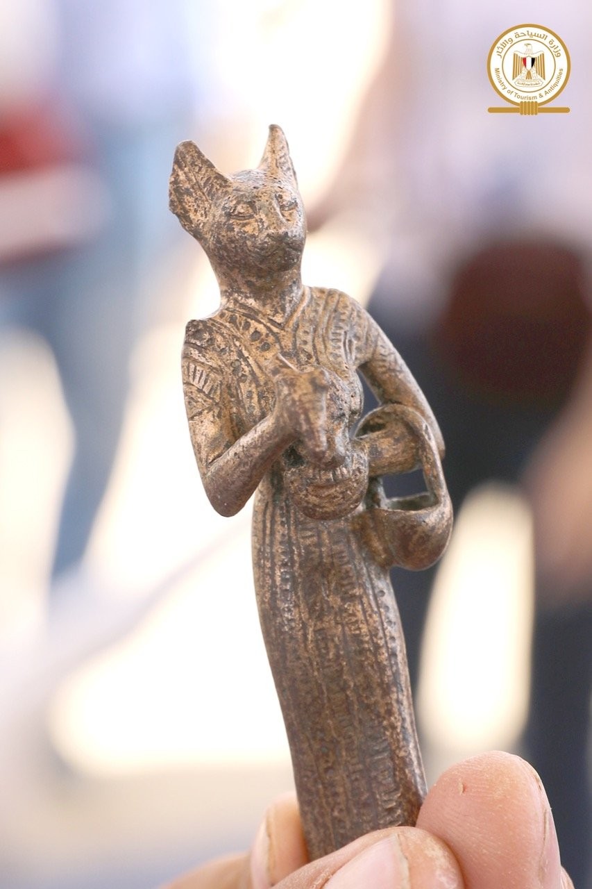 Cerca de 400 sarcófagos e artefatos de 2,5 mil anos são achados no Egito (Foto: Ministry of Tourism and Antiquities)