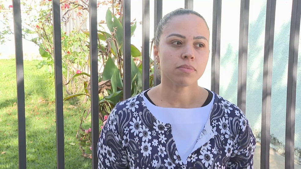 Sara Microni prestou depoimento na manhã desta terça-feira (7). — Foto: TV Globo