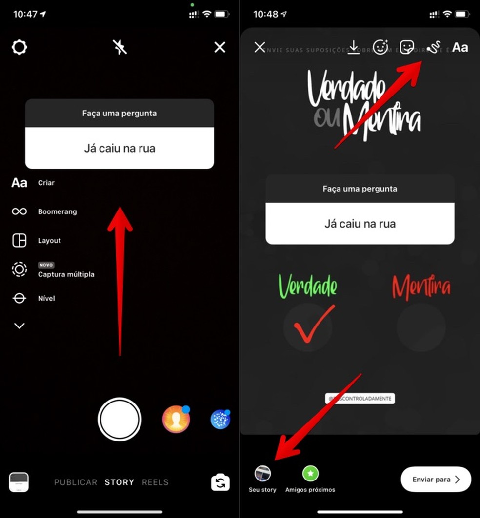 Verdade Ou Mentira No Instagram Como Usar O Template Nos Stories Redes Sociais Techtudo