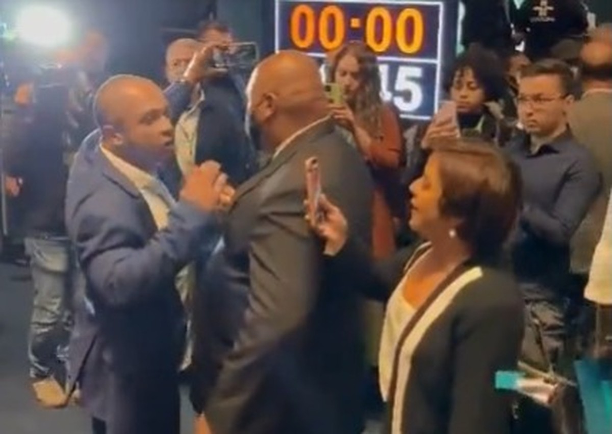 Deputado Douglas Garcia ofende jornalista Vera Magalh&atilde;es em debate dos  candidatos ao governo de SP | Elei&ccedil;&otilde;es 2022 | O Globo