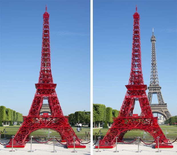 Réplica torre Eiffel_1 (Foto: divulgação)