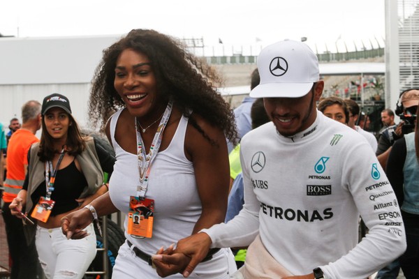 Lewis Hamilton e Serena Williams  Foto: Reuters