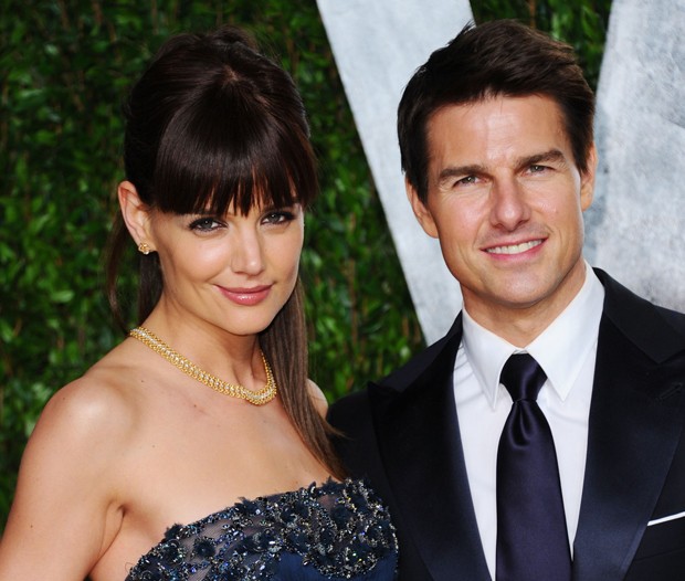 O último relacionamento que veio ao público de Tom Cruise foi o casamento com Katie Holmes (2006-2012) (Foto: Getty Images)