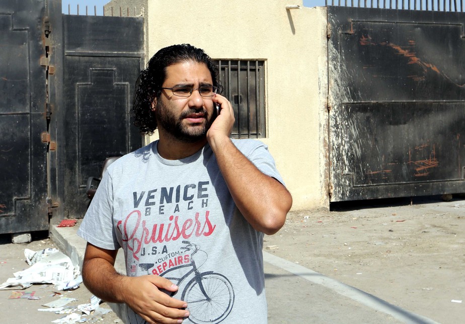 Alaa Abdel Fattah é um dos estimados 60 mil presos políticos no Egito