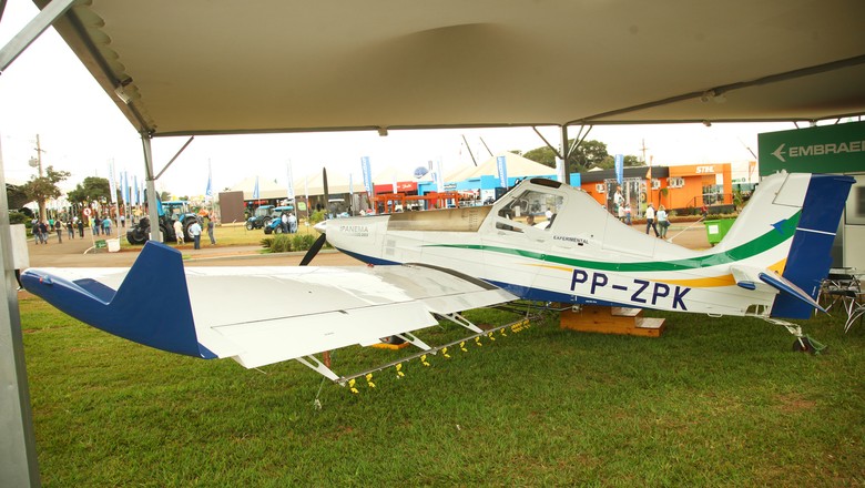 agrishow-aviao-embraer-ipanema (Foto: Pierre Duarte/Ed. Globo)