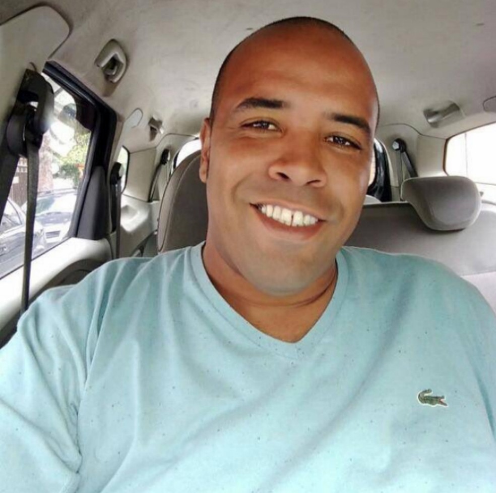 Ferreira, segurança do Flamengo que salvou três meninos no incêndio no CT — Foto: Reprodução