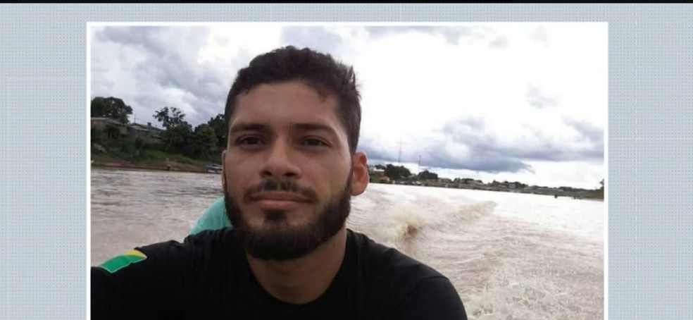 Policial Antônio Carlos, conhecido como Carlinhos, levou um tiro de escopeta e está internado no Hospital do Juruá — Foto: Reprodução/Rede Amazônica Acre