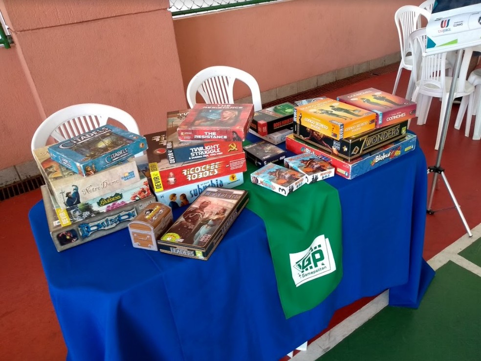 O projeto Oficinas Lúdicas integra a programação do GP-Expo do Gamepólitan, com atividades relacionadas a jogos de tabuleiro modernos e jogos abstratos (Foto: DIVULGAÇÃO)