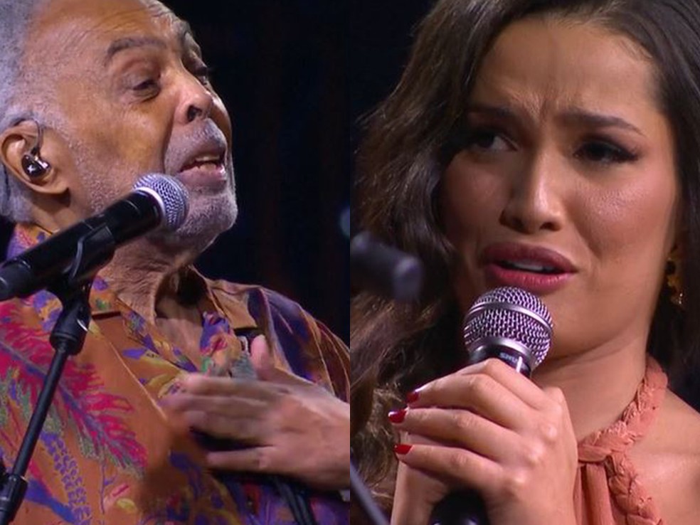 No podcast Conversa com Bial, Juliette conta sobre a emoção que sentiu na live com Gilberto Gil — Foto: Globoplay