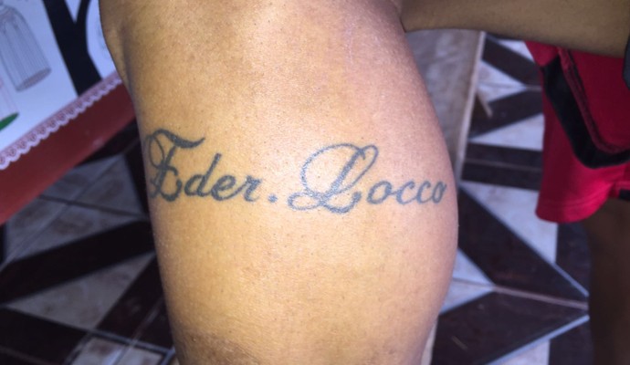 tatuagem de Éder Loko (Foto: Arquivo Pessoal)