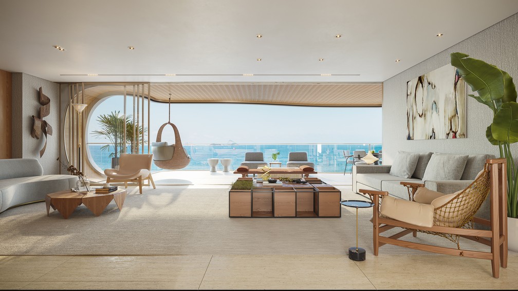 Plantas originalmente contam com quatro suítes — Foto: Divulgação/Gafisa