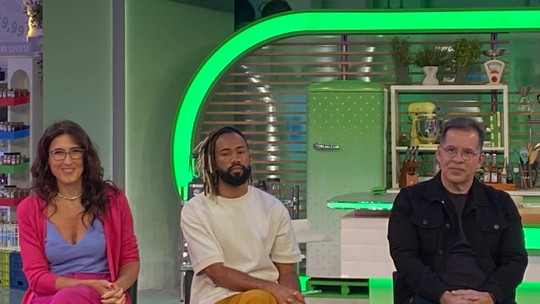 Leadro Hassum, Paola Carosella e João Diamante lançam novo reality culinário da Globo