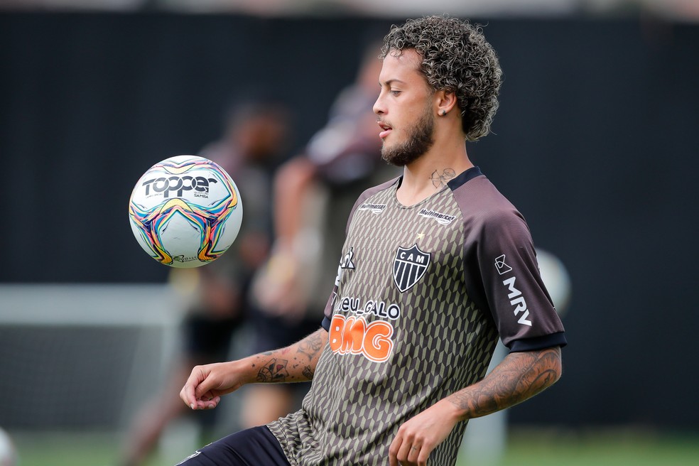 Guga tem 21 anos e foi revelado pelo Avaí antes de chegar ao Galo — Foto: Bruno Cantini/Atlético-MG
