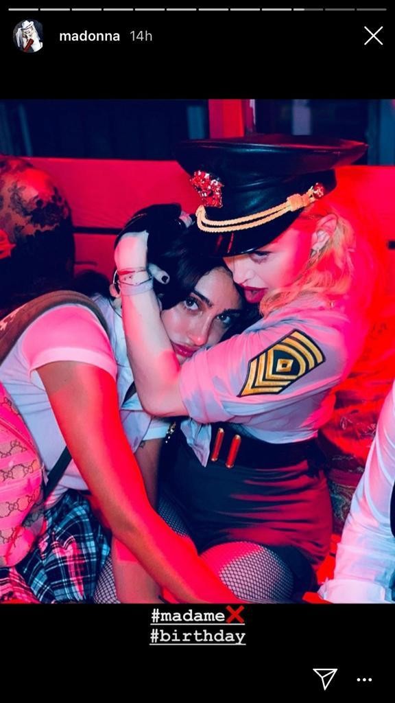 Madonna e Lourdes Maria (Foto: Reprodução / Instagram)