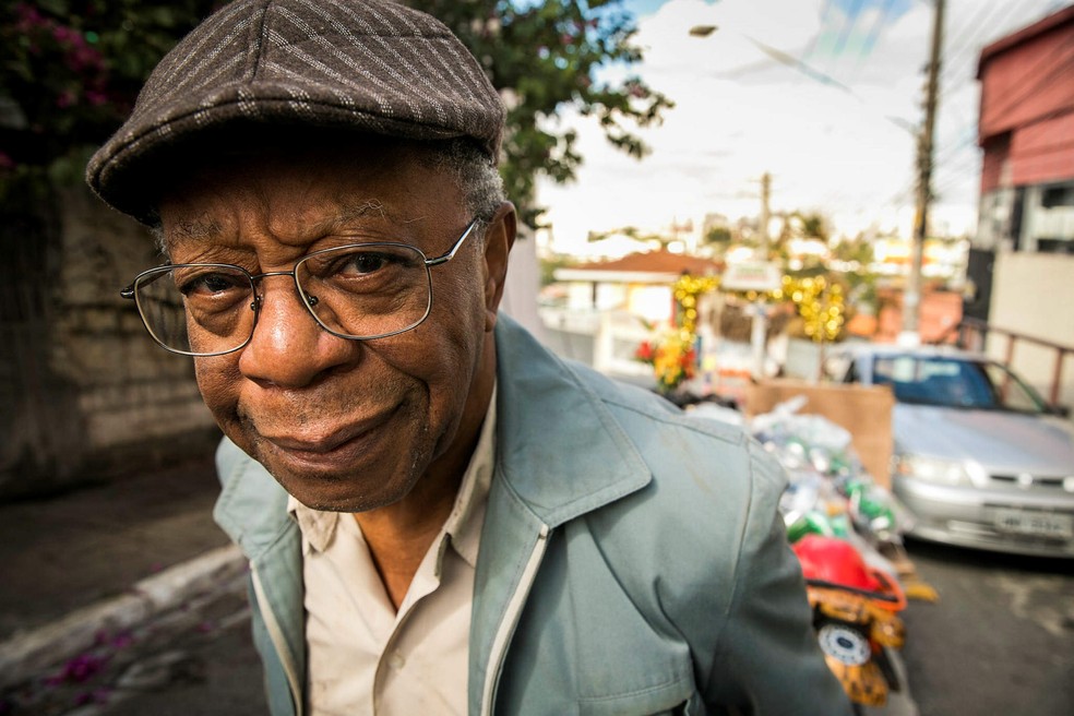 Milton Gonçalves interpretou o Eliseu de 'O tempo não para', de 2018 — Foto: João Miguel Júnior/Globo