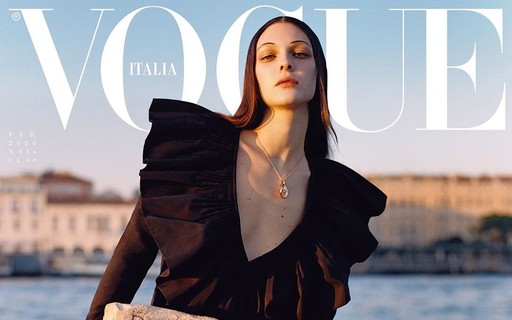 Vogue Itália dedica sua capa de fevereiro à campanha de