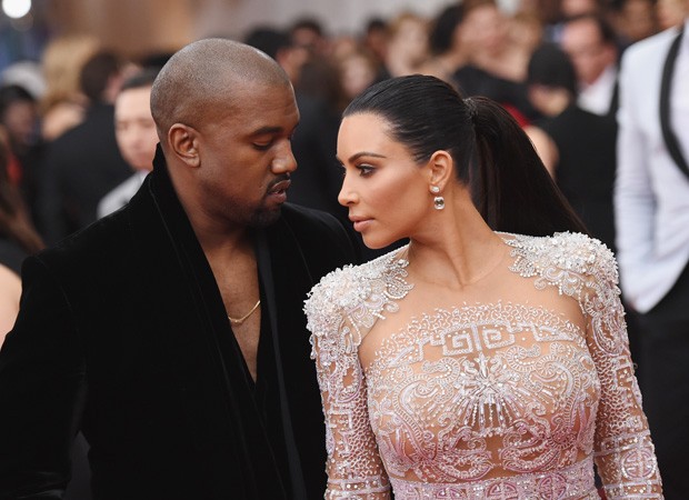 Kanye West e Kim Kardashian (Foto: Gettyimages)