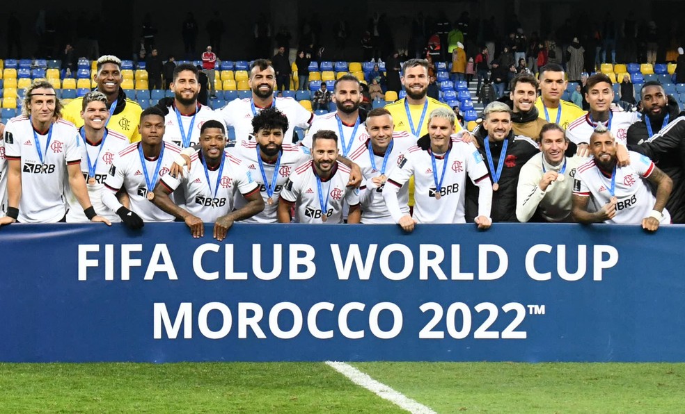 Flamengo terminou o Mundial em terceiro &mdash; Foto: Reuters