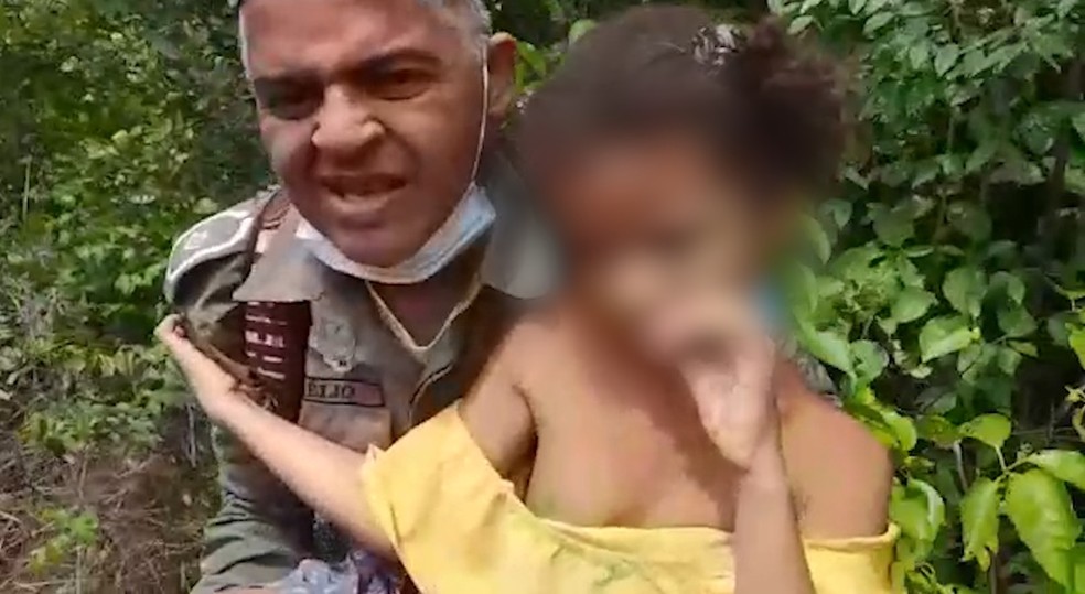 Menina de 8 anos é localizada em mata fechada após ficar quase 24 horas desaparecida no Sul do Piauí