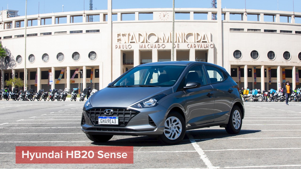 Hyundai HB20 Sense é boa opção entre carros populares; G1 andou