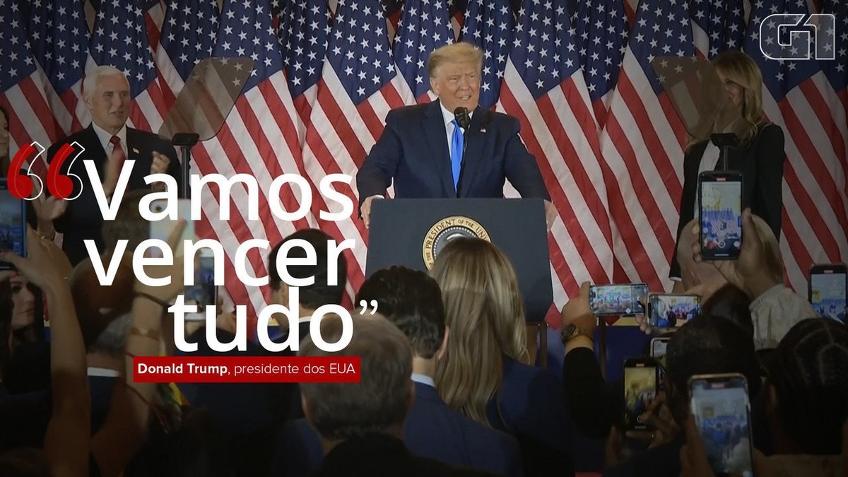 Antes Do Fim Da Contagem Dos Votos, Trump Diz Que Ganhou Eleição E ...