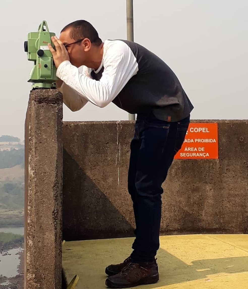 Josevando é engenheiro cartógrafo e agrimensor em Curitiba — Foto: Arquivo Pessoal