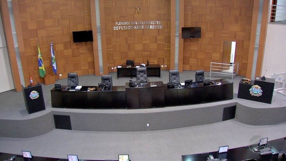 Plenário da Assembleia Legislativa de Mato Grosso (Foto: TVCA/Reprodução)