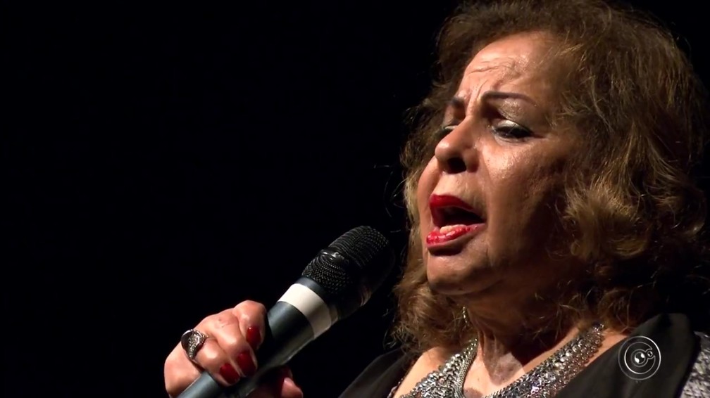 Cantora Angela Maria â€” Foto: ReproduÃ§Ã£o / TV TEM