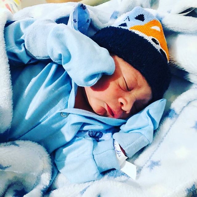 Nasce filho de Hadson Nery (Foto: Reprodução/Instagram)
