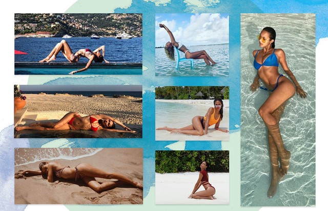 Ah, o verão... Como posar na praia como uma modelo (Foto: Reprodução/ Instagram)