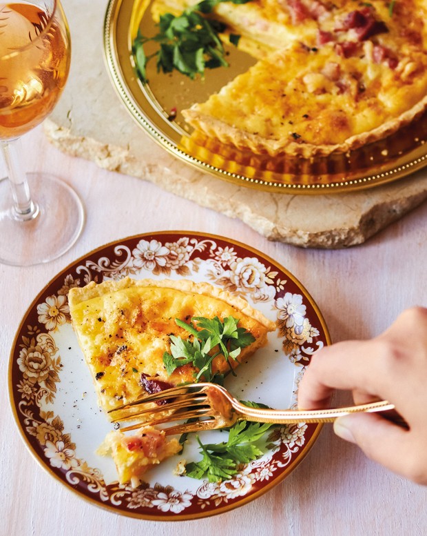 Receita Coloque Um Pe E Um Garfo Na Franca Com A Quiche