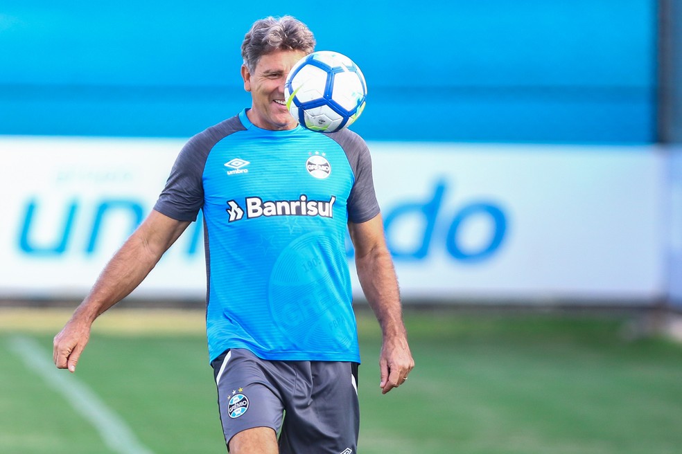 Renato tem um título e duas semis com o Grêmio (Foto: Lucas Uebel/Grêmio)