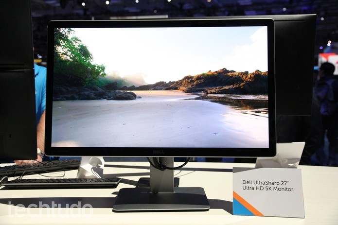 Monitor da Dell chega ao mercado nacional com resolução em 5K (Foto: Anna Kellen Bull/TechTudo)