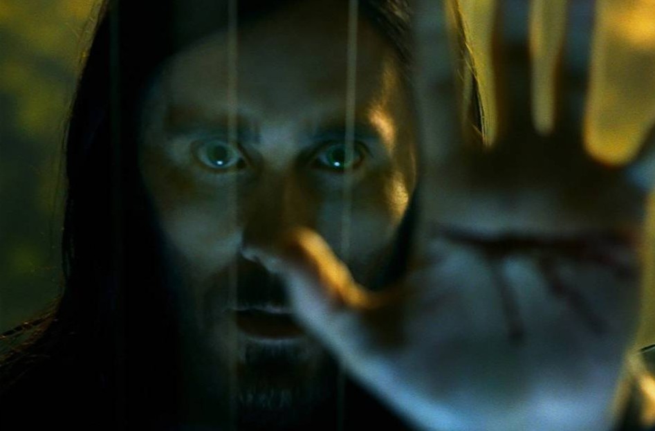 O ator Jared Leto em cena de Morbius (2022) (Foto: Reprodução)