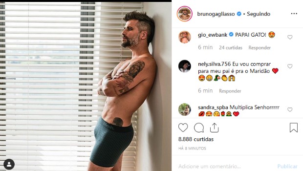 Bruno Gagliasso recebe elogio de Giovanna Ewbank (Foto: Reprodução / Instagram)