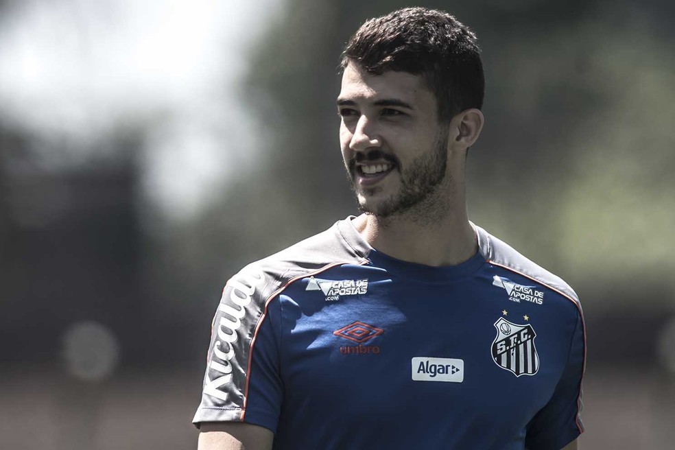 Gustavo Henrique tem contrato com o Santos até o fim de janeiro de 2020 — Foto: Ivan Storti/Santos FC