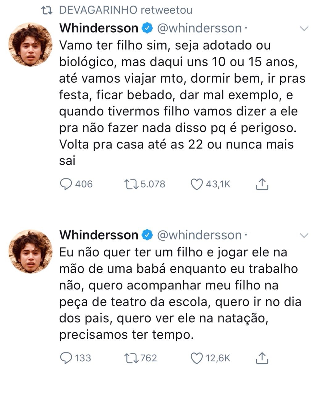 Whindersson Nunes também se pronunciou (Foto: reprodução/Instagram)