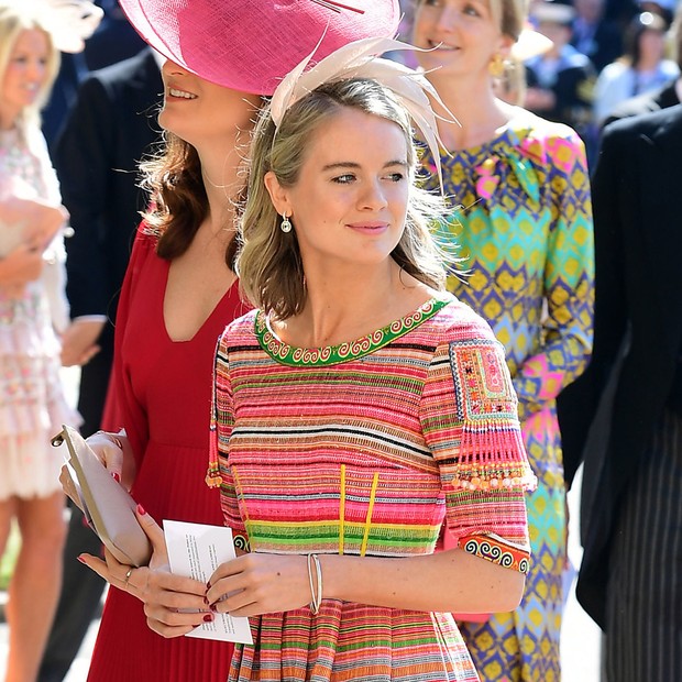 WINDSOR, UNITED KINGDOM - MAY 19:  Cressida Bonas arrives at St George's Chapel at Windsor Castle before the wedding of Prince Harry to Meghan Markle on May 19, 2018 in Windsor, England. (Photo by Ian West - WPA Pool/Getty Images) (Foto: Getty Images)