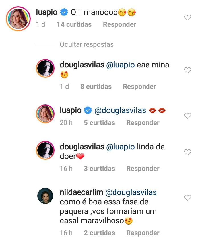 Luana Piovani se derrete por Douglas Vilas (Foto: Reprodução / Instagram)