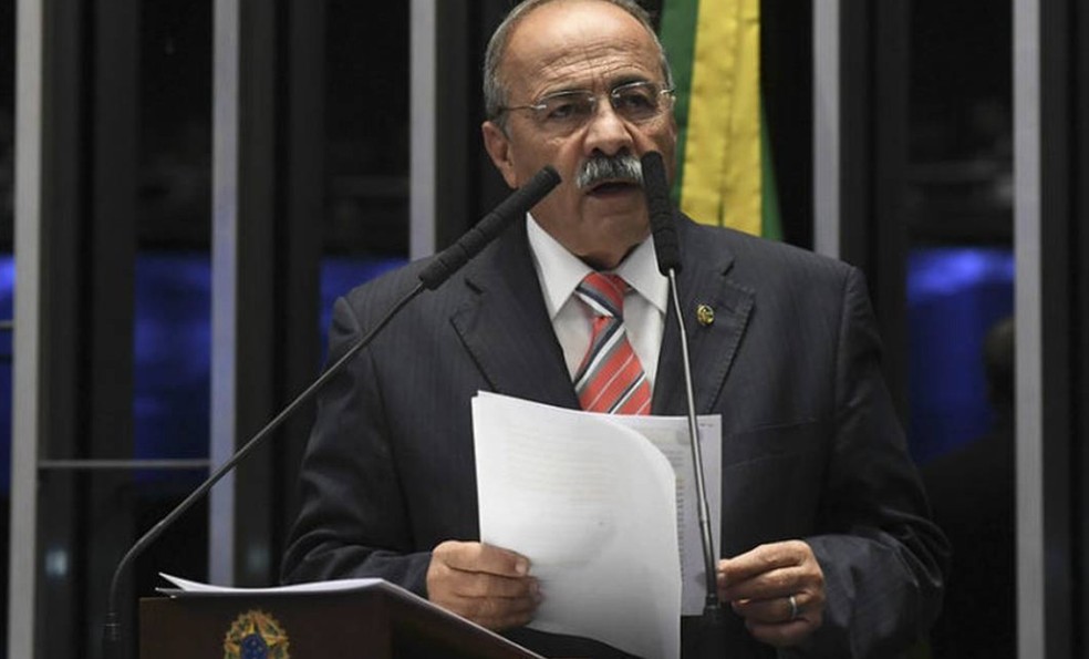 Senador Chico Rodrigues foi flagrado com R$ 30 mil — Foto: Agência Senado