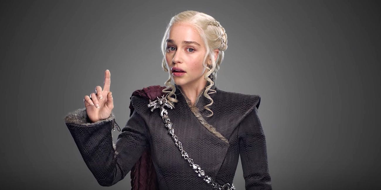 Emilia Clarke como Daenerys Targaryen em Game of Thrones (Foto: Divulgação)