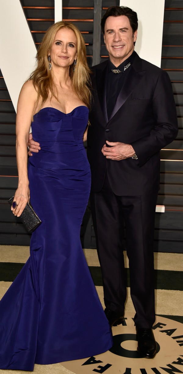 John Travolta e sua esposa, Kelly Preston (Foto: Getty Images)