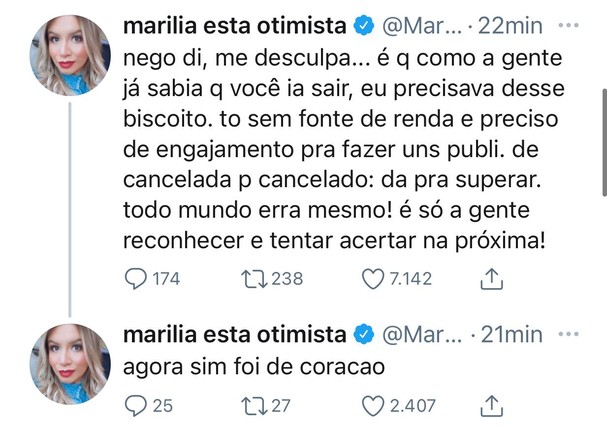 Marília Mendonça se pronuncia após comentários de Nego Di (Foto: Reprodução/Instagram)