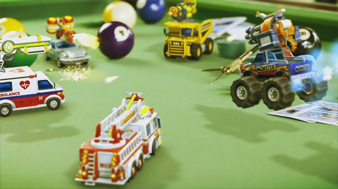 Micro Machines World Series traz clássico de volta com foco em combates (Foto: Reprodução/YouTube)