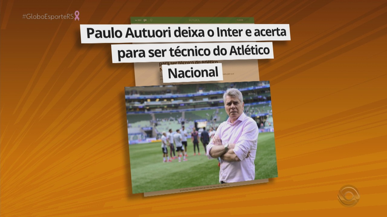 Paulo Autuori deixa o Inter e acerta para ser técnico do Atlético Nacional
