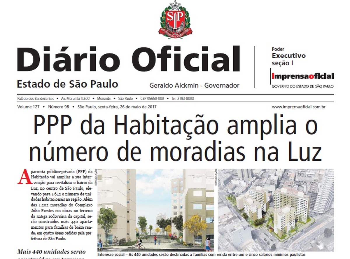 Governo de SP anuncia fim de versão impressa do Diário Oficial São Paulo G1
