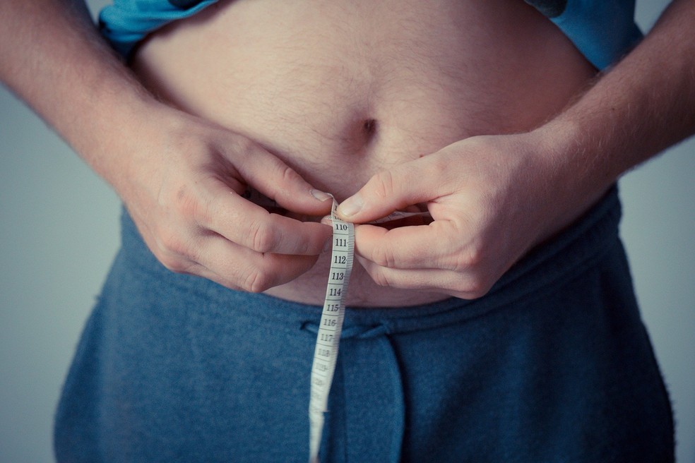 Gordura abdominal: um dos elementos da síndrome metabólica, que pode ser controlada com uma janela de restrição alimentar — Foto: Michal Jarmoluck para Pixabay