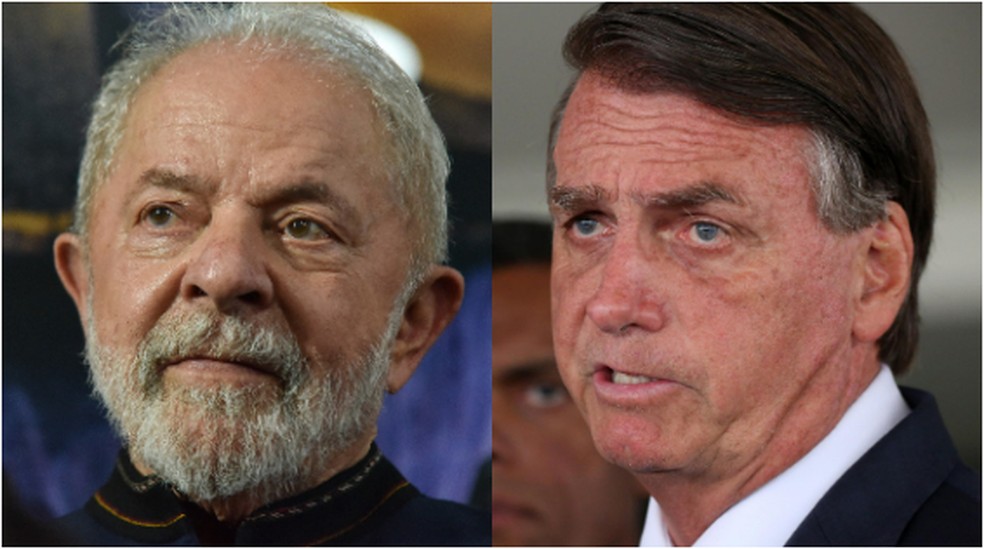 Lula e Bolsonaro — Foto: ROBERTO CASIMIRO/FOTOARENA/ESTADÃO CONTEÚDO; FáTIMA MEIRA/FUTURA PRESS/ESTADÃO CONTEÚDO