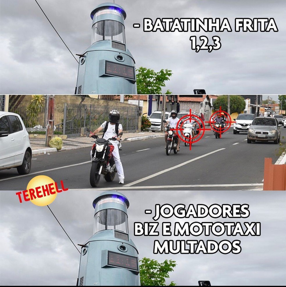 Aparelho de videomonitoramento de Teresina vira meme nas redes sociais — Foto: Reprodução/Terehell