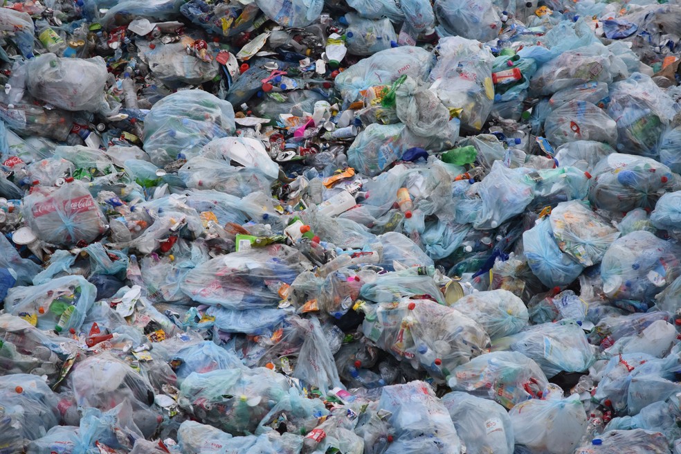 Res&iacute;duos de Pl&aacute;stico &mdash; Foto: Divulga&ccedil;&atilde;o Santos Lixo Zero